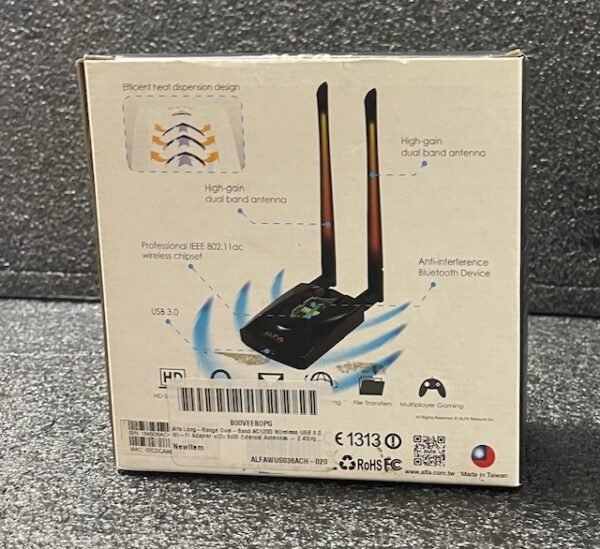 Alfa Wide Range AC1200 Wireless adapter Alfa Wide Range AC1200 Wireless adapter
