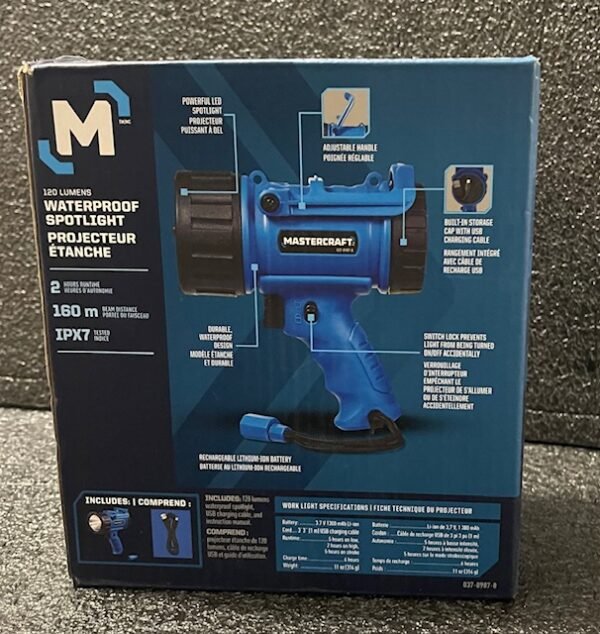 Mastercraft Waterproof Spotlight