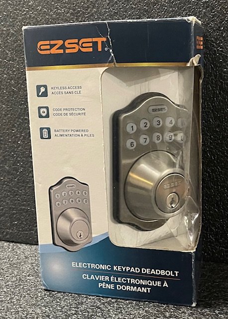Electronic Keypad Deadbolt.